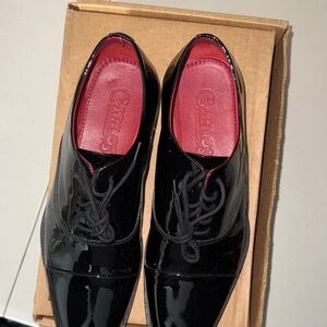 Carlos by Carlos Santana Black Patent Leather Oxfords